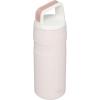 Stanley IceFlow Cap and Carry Water Bottle | Wide Mouth Twist Lid | Lightweight & Leakproof for Travel & Sports | Insulated Stainless Steel | BPA-Free(Rose Quartz Glimmer)