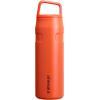 Stanley IceFlow Cap and Carry Water Bottle | Wide Mouth Twist Lid | Lightweight & Leakproof for Travel & Sports | Insulated Stainless Steel | BPA-Free(Tigerlily Plum)