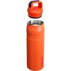 Stanley IceFlow Cap and Carry Water Bottle | Wide Mouth Twist Lid | Lightweight & Leakproof for Travel & Sports | Insulated Stainless Steel | BPA-Free(Tigerlily Plum)