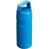 Stanley IceFlow Cap and Carry Water Bottle | Wide Mouth Twist Lid | Lightweight & Leakproof for Travel & Sports | Insulated Stainless Steel | BPA-Free(Azure)