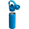Stanley IceFlow Fast Flow Water Bottle | Angled Spout Lid | Lightweight & Leakproof for Travel & Sports | Insulated Stainless Steel | BPA-Free(Azure)