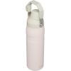 Stanley IceFlow Fast Flow Water Bottle | Angled Spout Lid | Lightweight & Leakproof for Travel & Sports | Insulated Stainless Steel | BPA-Free(Rose Quartz Glimmer)