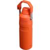 Stanley IceFlow Fast Flow Water Bottle | Angled Spout Lid | Lightweight & Leakproof for Travel & Sports | Insulated Stainless Steel | BPA-Free(Tigerlily Plum)