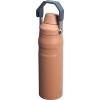 Stanley IceFlow Fast Flow Water Bottle | Angled Spout Lid | Lightweight & Leakproof for Travel & Sports | Insulated Stainless Steel | BPA-Free(Toast VRT)