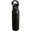 Stanley IceFlow Fast Flow Water Bottle 36 oz | Angled Spout Lid | Lightweight and Leakproof for Travel and Sports | Insulated Stainless Steel | BPA-Free | Black 2.0