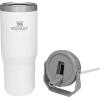 Stanley IceFlow Flip Straw Tumbler with Handle 30 oz | Twist On Lid and Flip Up Straw | Leak Resistant Water Bottle | Insulated Stainless Steel |BPA-Free | Polar