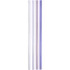 Stanley Quencher Tumbler Straws | Reusable Replacement Straws for Tumbler with Handle | Stainless Steel Drinking Cup Accessory | BPA-Free(Purple Multi Pack)