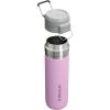 Stanley Quick Flip GO Water Bottle 24 oz | Push Button Lid | Leakproof and Packable for Travel and Sports | Insulated Stainless Steel | BPA-Free | Azure(Lilac 2.0)