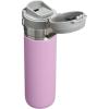 Stanley Quick Flip GO Water Bottle 24 oz | Push Button Lid | Leakproof and Packable for Travel and Sports | Insulated Stainless Steel | BPA-Free | Azure(Lilac 2.0)