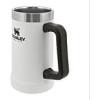 Stanley Stay-Chill Beer Stein 24 oz | Heavy Duty Big Grip Handle | Beer Tumbler Drink Cup, Holds 2 Cans | Insulated Stainless Steel Party Mug | BPA-Free(Polar)