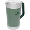 Stanley Stay-Chill Pitcher 64 oz | Cold Water, Beer, and Drink Pitcher with Lid | Large Capacity Durable Beverage Container with Handle | Insulated Stainless Steel | BPA-Free(Hammertone Green)
