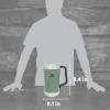 Stanley Stay-Chill Pitcher 64 oz | Cold Water, Beer, and Drink Pitcher with Lid | Large Capacity Durable Beverage Container with Handle | Insulated Stainless Steel | BPA-Free(Hammertone Green)