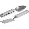 Stanley Wildfare Pro Stainless Steel Fold & Go Utensil Set | Folding Spatula and Spoon | Packable Outdoor Cookware | Camping Essentials for Your Camp Kitchen | BPA-Free | Pale Pebble & Stone