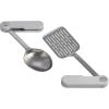 Stanley Wildfare Pro Stainless Steel Fold & Go Utensil Set | Folding Spatula and Spoon | Packable Outdoor Cookware | Camping Essentials for Your Camp Kitchen | BPA-Free | Pale Pebble & Stone