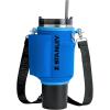 STANLEY All Day Quencher Carry All for 40 oz Tumbler with Handle | Crossbody Bag with Phone Holder Pocket, Card Sleeve & Detachable Strap | Water Bottle Carrier Bag | BPA-Free |(Azure)