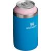 STANLEY Everyday Can Cooler Cup 10 oz | Beer, Seltzers, Soda, and Energy Drinks | Doubles as Tumbler | Insulated Stainless Steel Drink Holder | BPA-Free | Frost(Azure)