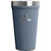 STANLEY Everyday Tumbler 16 oz | Press Fit Drink Through Lid | Beverage, Coffee, and Cocktail Cup | Insulated Stainless Steel Wine Glass | BPA-Free | Twilight Gold PVD(Tempest Gloss)