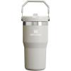 STANLEY IceFlow 2.0 Flip Straw Tumbler with Handle 30 oz | Twist On Lid and Flip Up Straw | Leak Resistant Water Bottle | Insulated Stainless Steel | BPA-Free | Hydrangea(Ash)