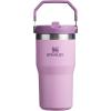 STANLEY IceFlow 2.0 Flip Straw Tumbler with Handle 30 oz | Twist On Lid and Flip Up Straw | Leak Resistant Water Bottle | Insulated Stainless Steel | BPA-Free | Hydrangea(Lilac)