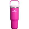 STANLEY IceFlow 2.0 Flip Straw Tumbler with Handle 30 oz | Twist On Lid and Flip Up Straw | Leak Resistant Water Bottle | Insulated Stainless Steel | BPA-Free | Hydrangea(Violet Blossom)