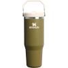 STANLEY IceFlow 2.0 Flip Straw Tumbler with Handle 30 oz | Twist On Lid and Flip Up Straw | Leak Resistant Water Bottle | Insulated Stainless Steel | BPA-Free | Hydrangea(Thyme)