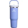 STANLEY IceFlow 2.0 Flip Straw Tumbler with Handle 30 oz | Twist On Lid and Flip Up Straw | Leak Resistant Water Bottle | Insulated Stainless Steel | BPA-Free | Hydrangea(Hydrangea)