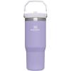 STANLEY IceFlow 2.0 Flip Straw Tumbler with Handle 30 oz | Twist On Lid and Flip Up Straw | Leak Resistant Water Bottle | Insulated Stainless Steel | BPA-Free | Hydrangea(Lavender)