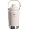 STANLEY IceFlow Fast Flow Jug with Handle 40 oz | Twist On Angled Spout Lid | Leakproof for Travel and Sports | Insulated Stainless Steel | BPA-Free | Polar(Rose Quartz)