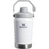 STANLEY IceFlow Fast Flow Jug with Handle 40 oz | Twist On Angled Spout Lid | Leakproof for Travel and Sports | Insulated Stainless Steel | BPA-Free | Polar(Polar)
