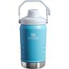 STANLEY IceFlow Fast Flow Jug with Handle 40 oz | Twist On Angled Spout Lid | Leakproof for Travel and Sports | Insulated Stainless Steel | BPA-Free | Polar(Pool)