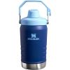 STANLEY IceFlow Fast Flow Jug with Handle 40 oz | Twist On Angled Spout Lid | Leakproof for Travel and Sports | Insulated Stainless Steel | BPA-Free | Polar(Lapis)