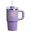STANLEY Quencher H2.0 Tumbler with Handle and Straw 30 oz | Flowstate 3-Position Lid | Cup Holder Compatible for Travel | Insulated Stainless Steel Cup | BPA-Free | Rose Petal Shimmer(Periwinkle Shimmer)