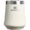 STANLEY The Reserve Textured Wine Tumbler | 11oz | Splash-Proof Lid | Cold Drinks & Cocktail Cup | Insulated Stainless Steel Wine Glass | Wisteria Shine(Cream Gloss)
