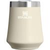 STANLEY The Reserve Textured Wine Tumbler | 11oz | Splash-Proof Lid | Cold Drinks & Cocktail Cup | Insulated Stainless Steel Wine Glass | Wisteria Shine(Toasted Almond)