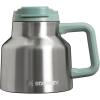 STANLEY Tough-To-Tip Admiral’s Mug 20 oz | Twist-on Flip Open Lid | Wide Body with Non-Skid Rubber Base | Insulated Stainless Steel Coffee Cup | BPA-Free(Stainless Steel Shale)