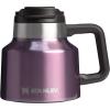 STANLEY Tough-To-Tip Admiral’s Mug 20 oz | Twist-on Flip Open Lid | Wide Body with Non-Skid Rubber Base | Insulated Stainless Steel Coffee Cup | BPA-Free(Wisteria Shine)