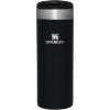 Stanley AeroLight Transit Bottle 20 oz | Locking Drink Through Lid | Leak Resistant Water Bottle or Coffee Travel Mug | Lightweight Insulated Stainless Steel | BPA-Free | Rose Quartz(Black Glimmer)