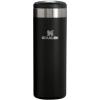 Stanley AeroLight Transit Bottle 20 oz | Locking Drink Through Lid | Leak Resistant Water Bottle or Coffee Travel Mug | Lightweight Insulated Stainless Steel | BPA-Free | Rose Quartz(Black)