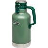 Stanley Classic Easy-Pour Growler 64 oz | Keeps Beer Cold or Coffee Hot | Leakproof Steel Lined Lid and Easy to Carry Handle | Insulated Stainless Steel | BPA-Free | Green(Hammertone Green)