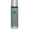 Stanley Classic Legendary Vacuum Bottle 1.5 qt | Wide Mouth with Leakproof Cup Lid | Keep Drinks Hot or Cold | Packable for Travel | Insulated Stainless Steel Thermos | BPA-Free | Hammertone Green(Hammertone Green)