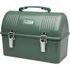 imageStanley Classic Lunch Box 10 qt  Vintage Metal Lunchbox  Durable Meal Container with Handle and Latch  Stores Food Drinks Thermos Water BottleHammertone Green