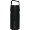 Stanley IceFlow Cap and Carry Water Bottle | Wide Mouth Twist Lid | Lightweight & Leakproof for Travel & Sports | Insulated Stainless Steel | BPA-Free(Black)