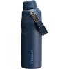 Stanley IceFlow Fast Flow Water Bottle | Angled Spout Lid | Lightweight & Leakproof for Travel & Sports | Insulated Stainless Steel | BPA-Free(Navy)