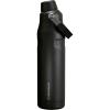 Stanley IceFlow Fast Flow Water Bottle 36 oz | Angled Spout Lid | Lightweight and Leakproof for Travel and Sports | Insulated Stainless Steel | BPA-Free | Black 2.0