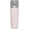 Stanley Quick Flip GO Water Bottle 24 oz | Push Button Lid | Leakproof and Packable for Travel and Sports | Insulated Stainless Steel | BPA-Free | Rose Quartz