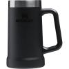 Stanley Stay-Chill Beer Stein 24 oz | Heavy Duty Big Grip Handle | Beer Tumbler Drink Cup, Holds 2 Cans | Insulated Stainless Steel Party Mug | BPA-Free(Black 2.0)