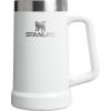 Stanley Stay-Chill Beer Stein 24 oz | Heavy Duty Big Grip Handle | Beer Tumbler Drink Cup, Holds 2 Cans | Insulated Stainless Steel Party Mug | BPA-Free(Frost Gloss)