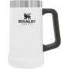 Stanley Stay-Chill Beer Stein 24 oz | Heavy Duty Big Grip Handle | Beer Tumbler Drink Cup, Holds 2 Cans | Insulated Stainless Steel Party Mug | BPA-Free(Polar)