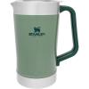 Stanley Stay-Chill Pitcher 64 oz | Cold Water, Beer, and Drink Pitcher with Lid | Large Capacity Durable Beverage Container with Handle | Insulated Stainless Steel | BPA-Free(Hammertone Green)