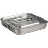 Stanley Wildfare Pro 5-Piece Stainless Steel Square Pan Cook Set | 10 in Fry Pan with Fold & Lock Handle | Cutting Board and Spatula | Camping Essentials for Your Camp Kitchen | BPA-Free